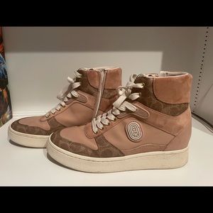 Coach designer high top sneakers
